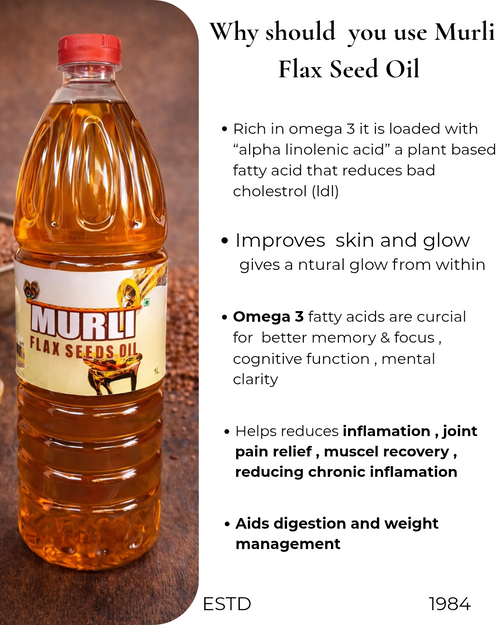 Murli Flax Seed Oil 1L